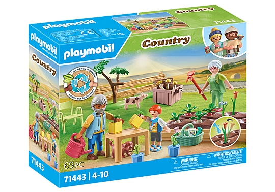 Playmobil Idyllisk grönsaksodling med mor- och farföräldrar (71443) i gruppen LEKSAKER, BARN- & BABYPRODUKTER / Leksaker / Lekset hos TP E-commerce Nordic AB (C86014)