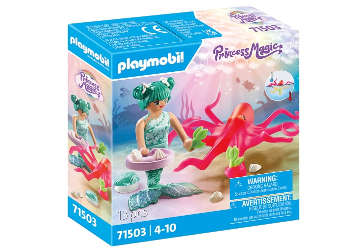 Playmobil Sjöjungfru med färgskiftande bläckfisk (71503) i gruppen LEKSAKER, BARN- & BABYPRODUKTER / Leksaker / Lekset hos TP E-commerce Nordic AB (C86032)