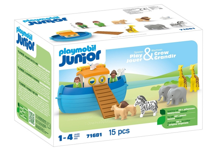 Playmobil JUNIOR: Noas Ark väska (71681) i gruppen LEKSAKER, BARN- & BABYPRODUKTER / Leksaker / Övriga leksaker hos TP E-commerce Nordic AB (C86046)