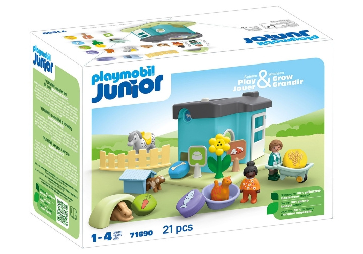 Playmobil Junior: Animal Home med godisbehållare (71690) i gruppen LEKSAKER, BARN- & BABYPRODUKTER / Leksaker / Lekset hos TP E-commerce Nordic AB (C86063)