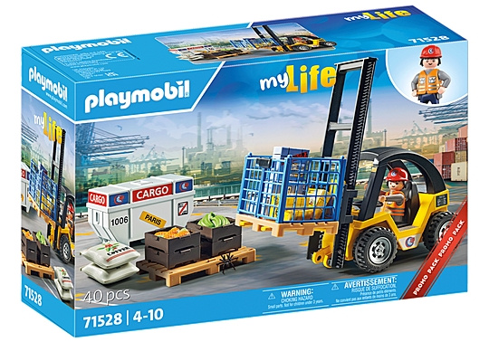 Playmobil Gaffeltruck med last (71528) i gruppen LEKSAKER, BARN- & BABYPRODUKTER / Leksaker / Lekset hos TP E-commerce Nordic AB (C86072)