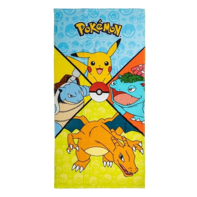 Pokémon Handduk - 70 x 140 cm - Pokémon (POK719) i gruppen LEKSAKER, BARN- & BABYPRODUKTER / Babysaker / Bad hos TP E-commerce Nordic AB (C86074)