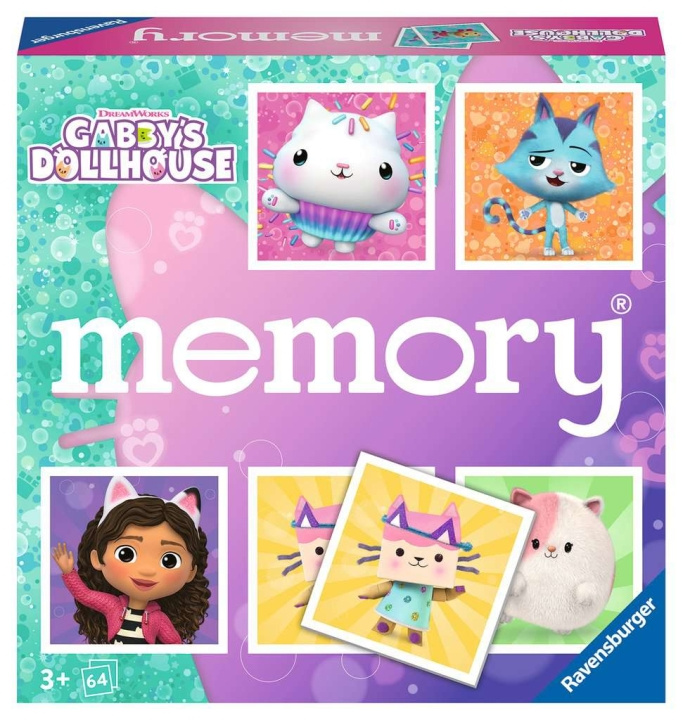 Ravensburger Gabby\'s Dollhouse memory i gruppen LEKSAKER, BARN- & BABYPRODUKTER / Leksaker / Sällskapsspel / Barnspel hos TP E-commerce Nordic AB (C86120)