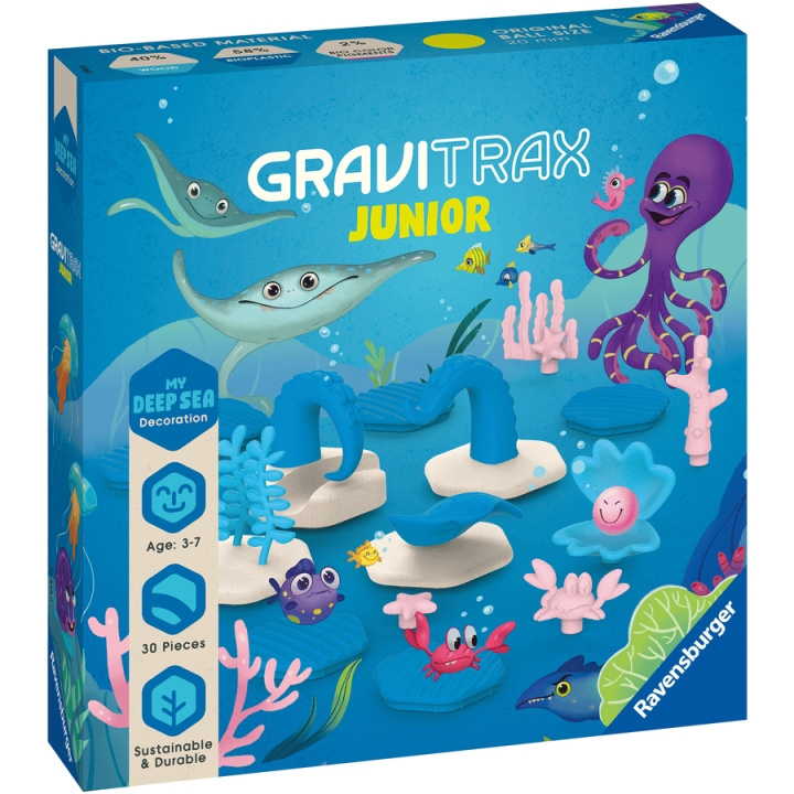 Ravensburger GraviTrax Junior Förlängning Ocean i gruppen LEKSAKER, BARN- & BABYPRODUKTER / Leksaker / Experiment & DIY hos TP E-commerce Nordic AB (C86125)