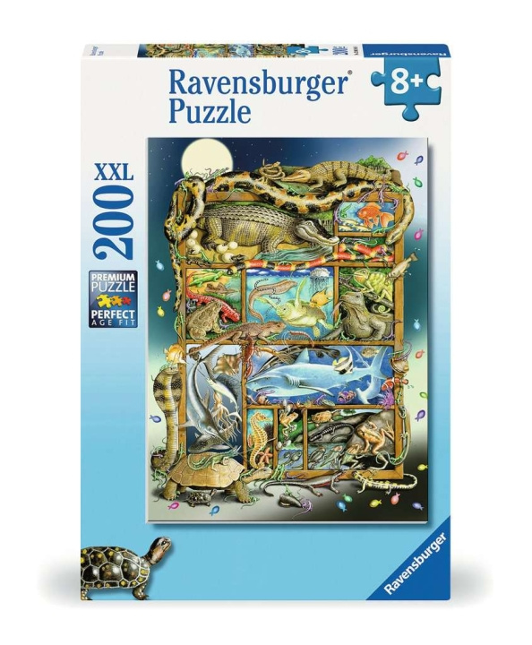 Ravensburger Ravensbruger - Pussel Fisk- och reptilmenageri 200p i gruppen LEKSAKER, BARN- & BABYPRODUKTER / Leksaker / Barnpussel hos TP E-commerce Nordic AB (C86141)