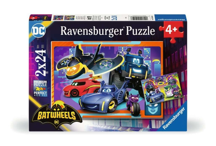 Ravensburger Pussel Batwheels 2x24p i gruppen LEKSAKER, BARN- & BABYPRODUKTER / Leksaker / Barnpussel hos TP E-commerce Nordic AB (C86150)