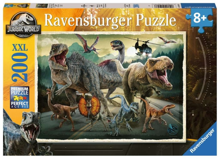 Ravensburger Pussel Jurassic World 200p i gruppen LEKSAKER, BARN- & BABYPRODUKTER / Leksaker / Barnpussel hos TP E-commerce Nordic AB (C86151)