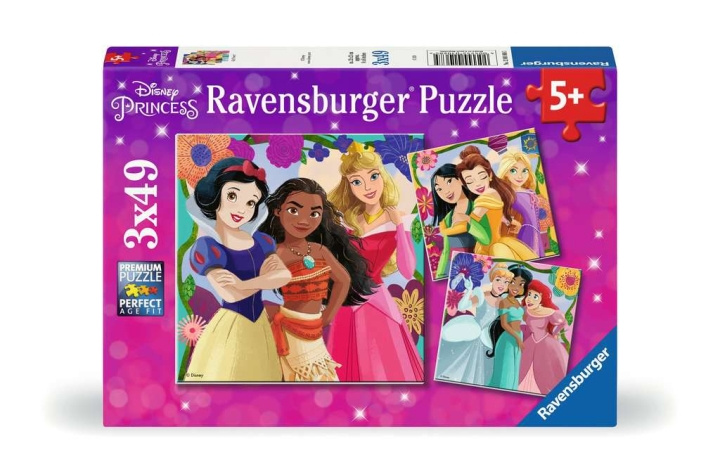 Ravensburger Pussel Disney Princess 3x49p i gruppen LEKSAKER, BARN- & BABYPRODUKTER / Leksaker / Barnpussel hos TP E-commerce Nordic AB (C86152)