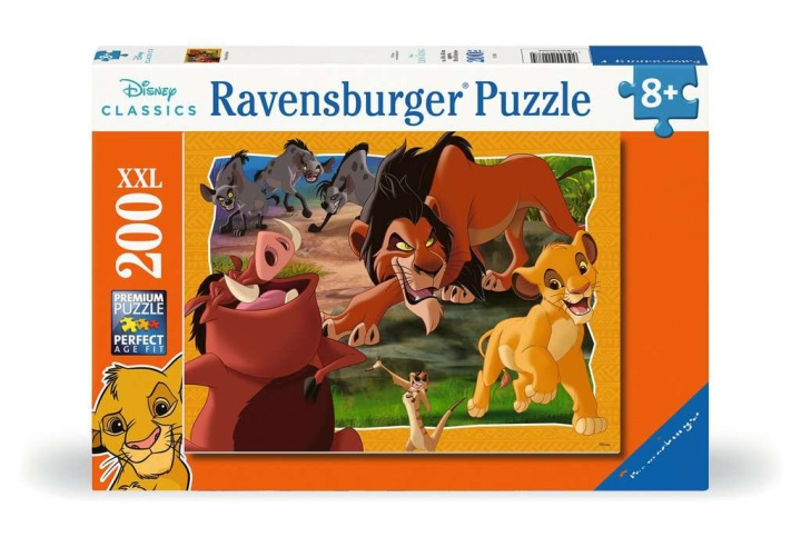 Ravensburger Pussel Lejonkungen 200p i gruppen LEKSAKER, BARN- & BABYPRODUKTER / Leksaker / Barnpussel hos TP E-commerce Nordic AB (C86158)