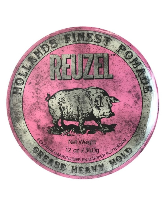 Reuzel Pink Heavy Hold Grease Pomade 340 ml i gruppen SKÖNHET & HÄLSA / Hår & Styling / Hårstylingprodukter / Pomade hos TP E-commerce Nordic AB (C86164)