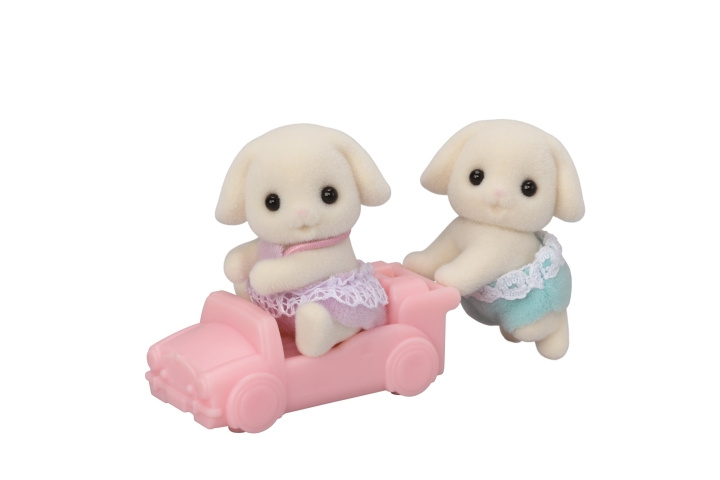 Sylvanian Families Flora Kanin tvillingar (5737) i gruppen LEKSAKER, BARN- & BABYPRODUKTER / Leksaker / Figurer, Miniatyrer & tillbehör hos TP E-commerce Nordic AB (C86182)