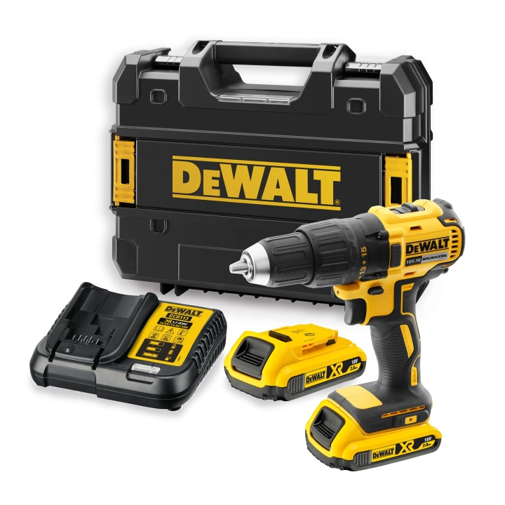 DeWALT DCD777D2T 2 X 18V 2,0AH, TSTAK i gruppen HEM, HUSHÅLL & TRÄDGÅRD / Verktyg / Borrmaskiner hos TP E-commerce Nordic AB (C86209)