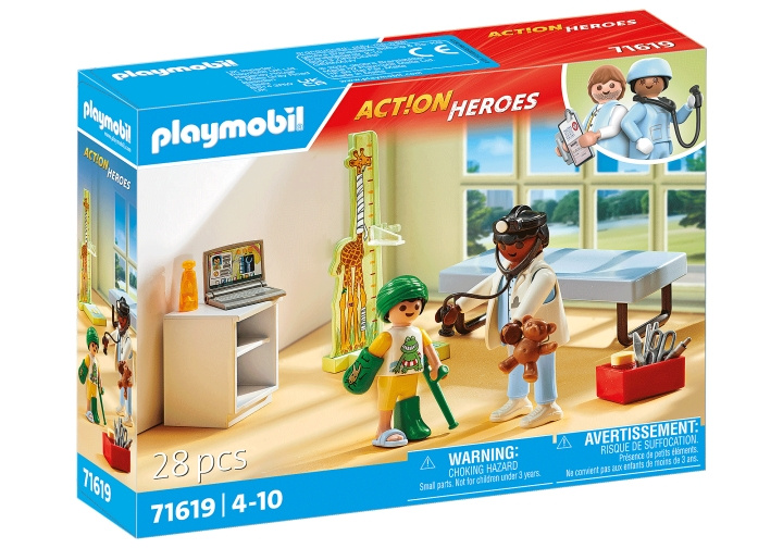 Playmobil Barnläkare med nallebjörn (71619) i gruppen LEKSAKER, BARN- & BABYPRODUKTER / Leksaker / Lekset hos TP E-commerce Nordic AB (C86257)