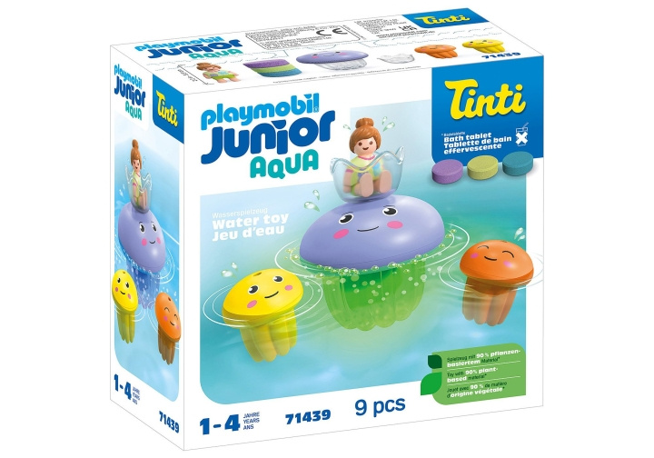 Playmobil Junior - Tinti: Familj med färgglada geléfiskar (71439) i gruppen LEKSAKER, BARN- & BABYPRODUKTER / Leksaker / Lekset hos TP E-commerce Nordic AB (C86262)