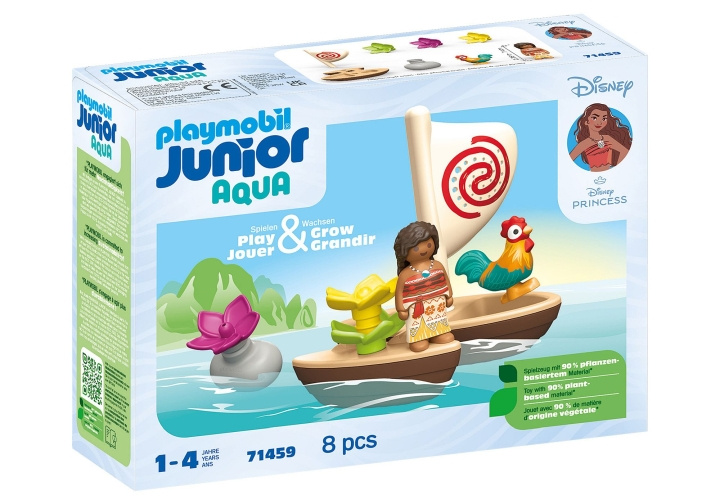 Playmobil JUNIOR - Disney: Moanas segelbåt (71459) i gruppen LEKSAKER, BARN- & BABYPRODUKTER / Leksaker / Lekset hos TP E-commerce Nordic AB (C86266)