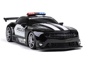 TEC-TOY Police Chase R/C 1:12, 2,4GHz 7,4V Li-Ion, svart (471402) i gruppen LEKSAKER, BARN- & BABYPRODUKTER / Radiostyrt / Radiostyrda bilar hos TP E-commerce Nordic AB (C86309)