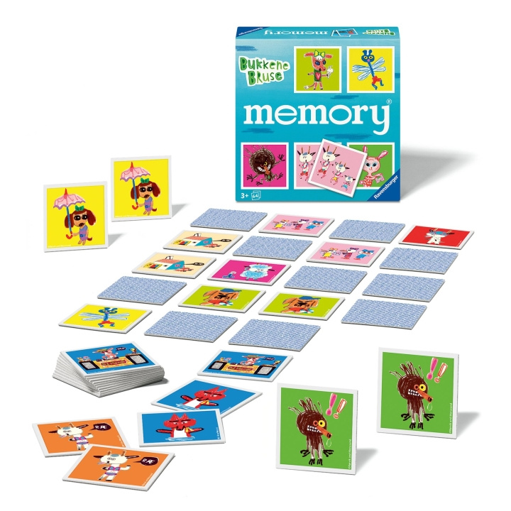 Ravensburger Bockarna Bruse memory® (Nordisk) - 10623018 i gruppen LEKSAKER, BARN- & BABYPRODUKTER / Spel / Sällskapsspel hos TP E-commerce Nordic AB (C86350)