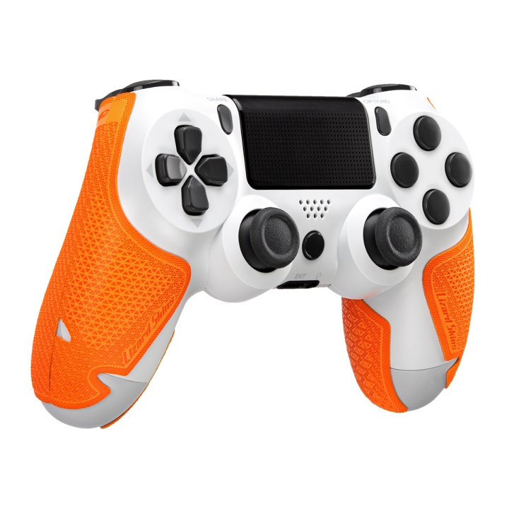 LIZARD SKINS DSP-handkontrollgrepp för PlayStation 4 - Tangerine i gruppen HEMELEKTRONIK / Spelkonsoler & Tillbehör / Sony PlayStation 4 hos TP E-commerce Nordic AB (C86397)