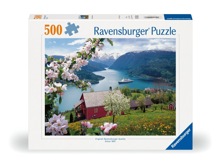 Ravensburger Pussel Skandinaviskt landskap 500p (12000208) i gruppen SPORT, FRITID & HOBBY / Hobby / Pussel hos TP E-commerce Nordic AB (C86411)