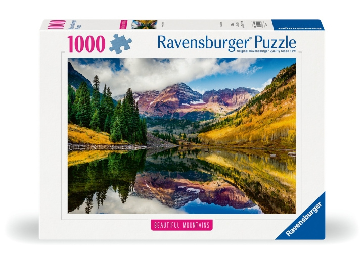 Ravensburger Pussel Aspen, Colorado 1000p (12000255) i gruppen SPORT, FRITID & HOBBY / Hobby / Pussel hos TP E-commerce Nordic AB (C86419)