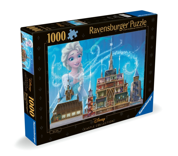 Ravensburger Pussel Disney Castles Elsa 1000p (12000261) i gruppen LEKSAKER, BARN- & BABYPRODUKTER / Leksaker / Barnpussel hos TP E-commerce Nordic AB (C86426)