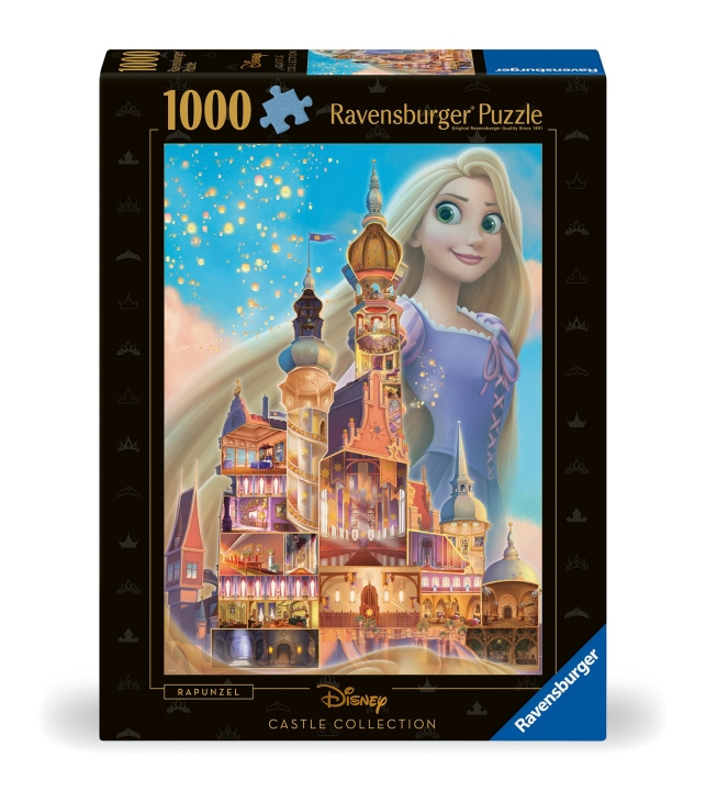 Ravensburger Pussel Disney Castles Rapunzel 1000p (12000264) i gruppen LEKSAKER, BARN- & BABYPRODUKTER / Leksaker / Barnpussel hos TP E-commerce Nordic AB (C86429)