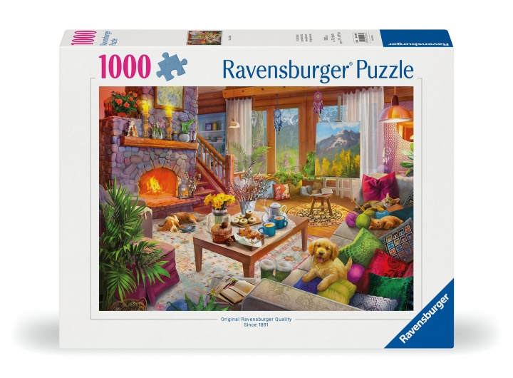 Ravensburger Pussel Cozy Cabin 1000p (12000293) i gruppen LEKSAKER, BARN- & BABYPRODUKTER / Leksaker / Barnpussel hos TP E-commerce Nordic AB (C86437)