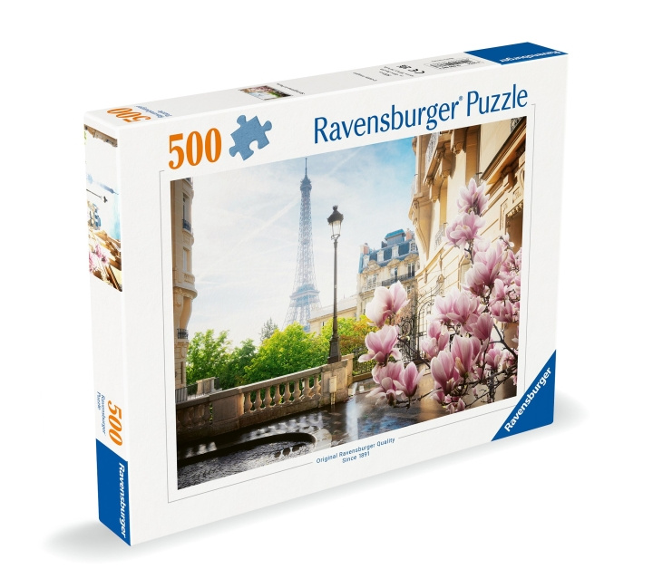 Ravensburger Pussel Våren i Paris 500p (12000366) i gruppen LEKSAKER, BARN- & BABYPRODUKTER / Leksaker / Barnpussel hos TP E-commerce Nordic AB (C86449)