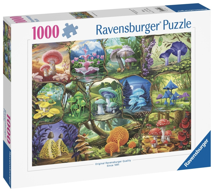 Ravensburger Pussel Vackra svampar 1000p (12000424) i gruppen LEKSAKER, BARN- & BABYPRODUKTER / Leksaker / Barnpussel hos TP E-commerce Nordic AB (C86456)