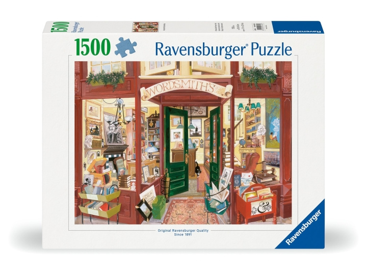 Ravensburger Pussel Wordsmith\'s Bookshop 1500p (12000728) i gruppen LEKSAKER, BARN- & BABYPRODUKTER / Leksaker / Barnpussel hos TP E-commerce Nordic AB (C86475)