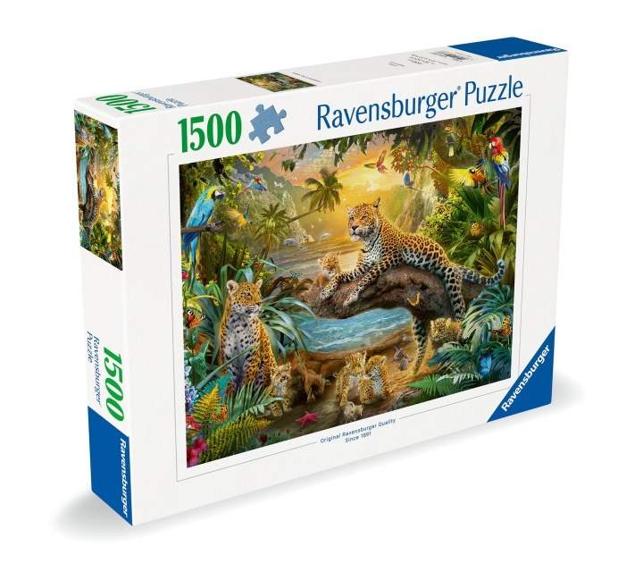 Ravensburger Pussel Leopardfamiljen i djungeln 1500p (12000738) i gruppen LEKSAKER, BARN- & BABYPRODUKTER / Leksaker / Barnpussel hos TP E-commerce Nordic AB (C86479)