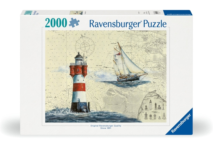 Ravensburger Pussel Romantiska Fyren 2000p (12000804) i gruppen LEKSAKER, BARN- & BABYPRODUKTER / Leksaker / Barnpussel hos TP E-commerce Nordic AB (C86538)