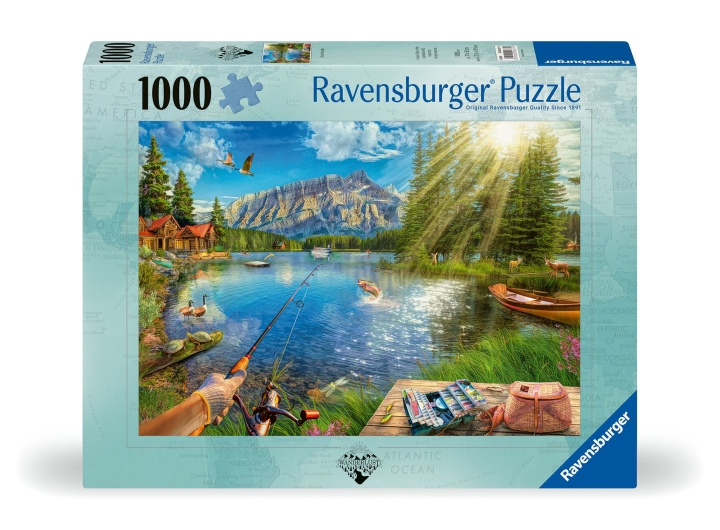 Ravensburger Pussel Livet Vid Sjön 1000p (12000877) i gruppen LEKSAKER, BARN- & BABYPRODUKTER / Leksaker / Barnpussel hos TP E-commerce Nordic AB (C86551)