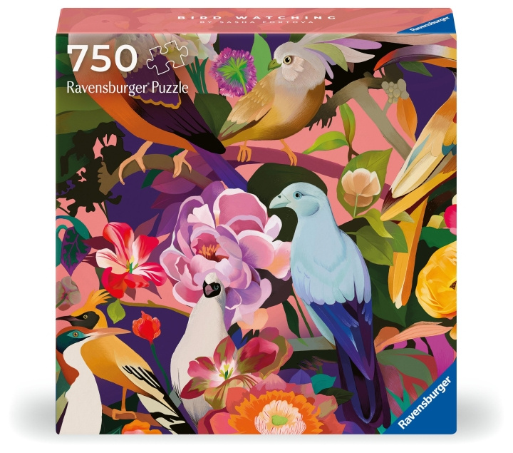 Ravensburger Pussel Art&Soul - Fågelskådning 750p (12000998) i gruppen LEKSAKER, BARN- & BABYPRODUKTER / Leksaker / Barnpussel hos TP E-commerce Nordic AB (C86554)