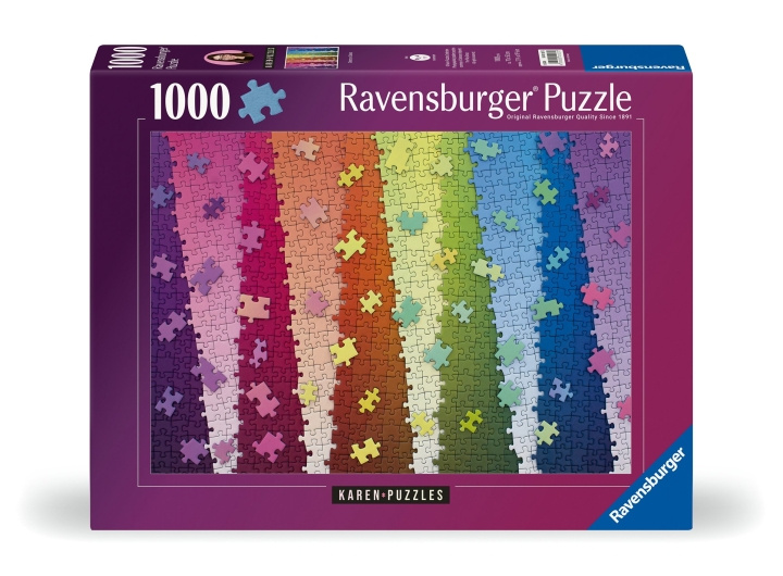 Ravensburger Pussel Colors On Colors 1000p (12001027) i gruppen LEKSAKER, BARN- & BABYPRODUKTER / Leksaker / Barnpussel hos TP E-commerce Nordic AB (C86558)