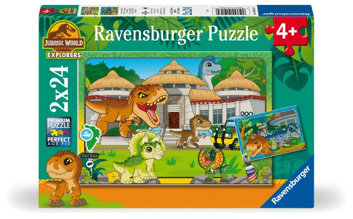 Ravensburger Pussel Jurassic World Explorers 3x49p (12001057) i gruppen LEKSAKER, BARN- & BABYPRODUKTER / Leksaker / Barnpussel hos TP E-commerce Nordic AB (C86559)