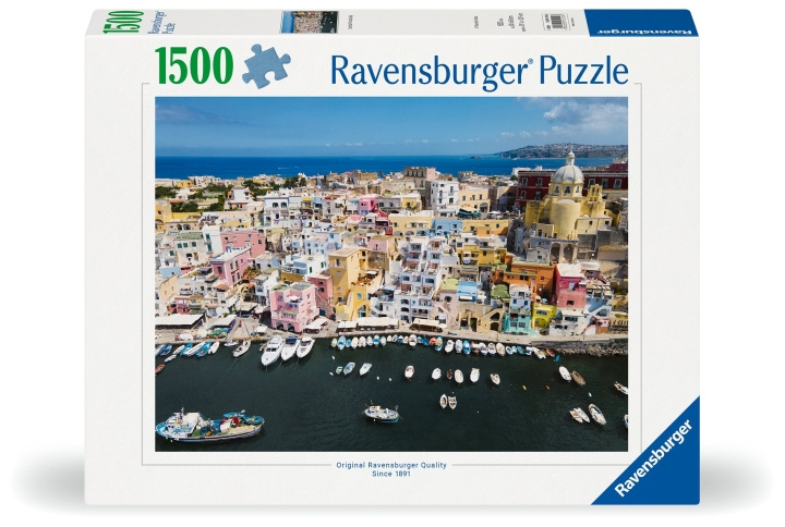 Ravensburger Pussel The Colors Of Procida 1500p (12001210) i gruppen SPORT, FRITID & HOBBY / Hobby / Pussel hos TP E-commerce Nordic AB (C86562)