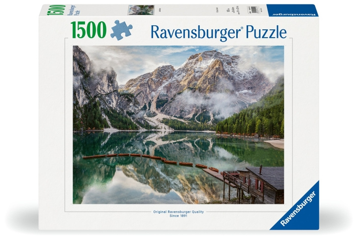 Ravensburger Pussel Lake Braies 1500p (12001211) i gruppen LEKSAKER, BARN- & BABYPRODUKTER / Leksaker / Barnpussel hos TP E-commerce Nordic AB (C86563)