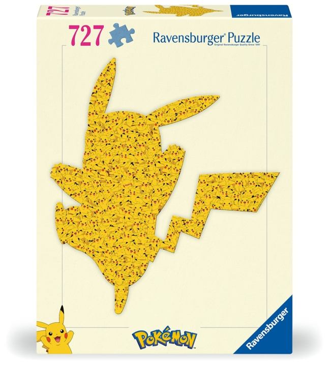 Ravensburger Pussel Pokémon Shaped Pikachu 727p (12001212) i gruppen LEKSAKER, BARN- & BABYPRODUKTER / Leksaker / Barnpussel hos TP E-commerce Nordic AB (C86564)