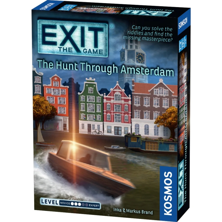 Exit: Escape Room 20: The Hunt Through Amsterdam (EN) (KOS01887) i gruppen LEKSAKER, BARN- & BABYPRODUKTER / Leksaker / Sällskapsspel / Familjespel hos TP E-commerce Nordic AB (C86574)