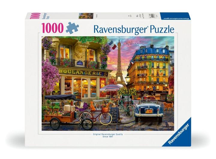 Ravensburger Pussel Paris i gryningen 1000p (12000885) i gruppen SPORT, FRITID & HOBBY / Hobby / Pussel hos TP E-commerce Nordic AB (C86589)