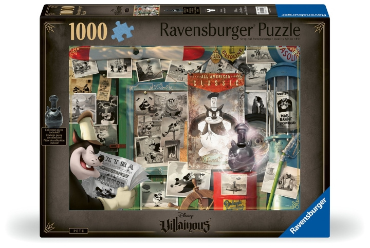 Ravensburger Pussel Villainous Pete 1000p (12001129) i gruppen LEKSAKER, BARN- & BABYPRODUKTER / Leksaker / Barnpussel hos TP E-commerce Nordic AB (C86594)