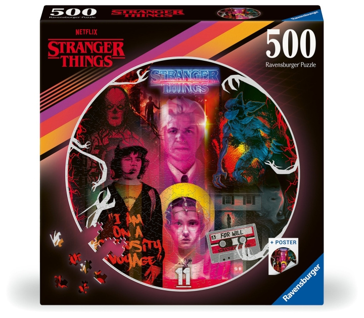 Ravensburger Pussel Circle Of Colors Stranger Things 500p (12001227) i gruppen LEKSAKER, BARN- & BABYPRODUKTER / Leksaker / Barnpussel hos TP E-commerce Nordic AB (C86597)