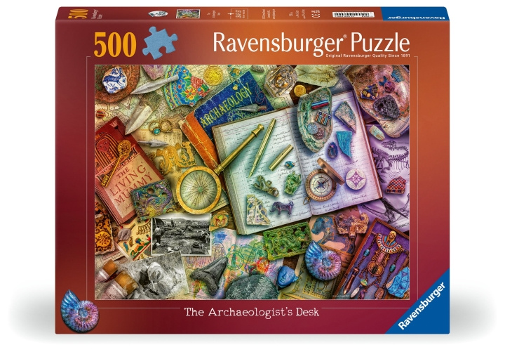 Ravensburger Pussel Arkeologi 500p (12000699) i gruppen SPORT, FRITID & HOBBY / Hobby / Pussel hos TP E-commerce Nordic AB (C86603)