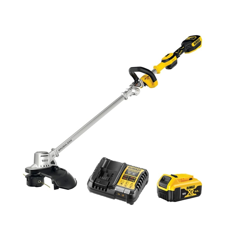 DeWALT DCMST561P1-QW 18V XR String Trimmer - 1x 5.0Ah och laddare i gruppen HEM, HUSHÅLL & TRÄDGÅRD / Trädgårdsprodukter / Trädgårdsredskap hos TP E-commerce Nordic AB (C86609)