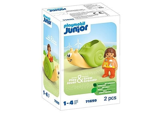 Playmobil Junior: Gungande snigel med skallra (71699) i gruppen LEKSAKER, BARN- & BABYPRODUKTER / Leksaker / Lekset hos TP E-commerce Nordic AB (C86621)