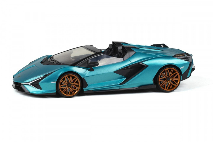 TEC-TOY Lamborghini Sian R/C 1:16 2,4GHz - turkos (471306) i gruppen LEKSAKER, BARN- & BABYPRODUKTER / Radiostyrt / Radiostyrda bilar hos TP E-commerce Nordic AB (C86628)