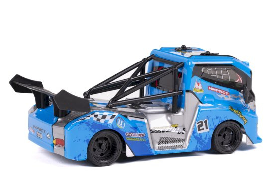 TEC-TOY Premium Truck R/C 1:24 2,4GHz - blå (471424) i gruppen LEKSAKER, BARN- & BABYPRODUKTER / Radiostyrt / Radiostyrda bilar hos TP E-commerce Nordic AB (C86636)