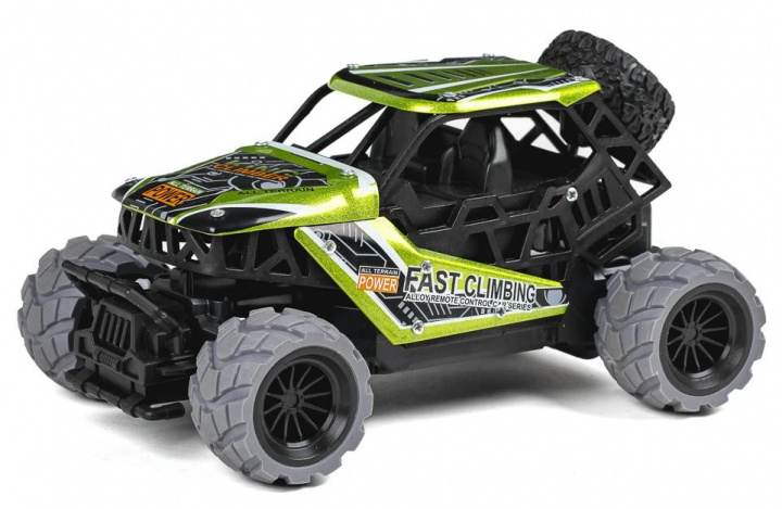 TEC-TOY King Climber R/C 1:18 2,4G 3,7V Li-ion, grön (471416) i gruppen LEKSAKER, BARN- & BABYPRODUKTER / Radiostyrt / Radiostyrda bilar hos TP E-commerce Nordic AB (C86647)