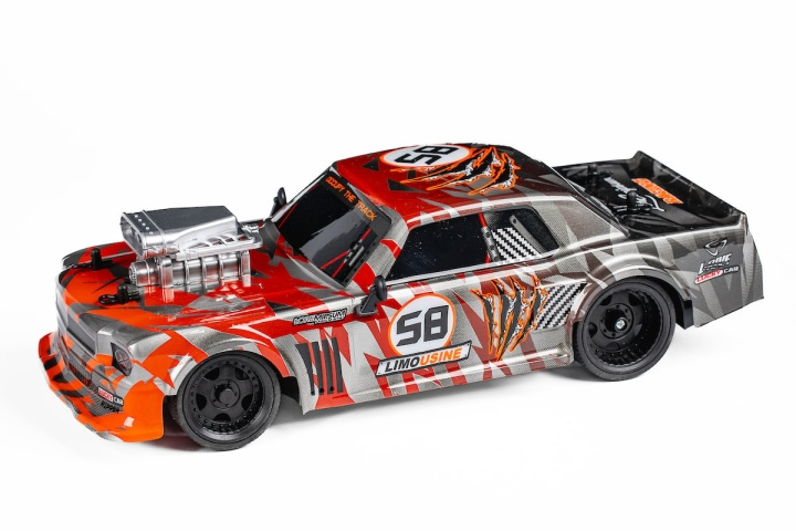 TEC-TOY Extreme Racing R/C 1:16 2,4G 3,7V Li-ion, orange i gruppen LEKSAKER, BARN- & BABYPRODUKTER / Radiostyrt / Radiostyrda bilar hos TP E-commerce Nordic AB (C86648)